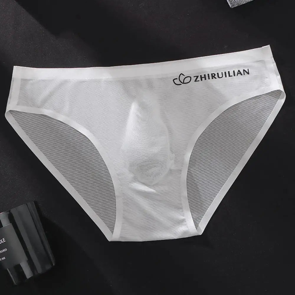 Slip homme ice silk — Taille basse ultra-fin sans coutures