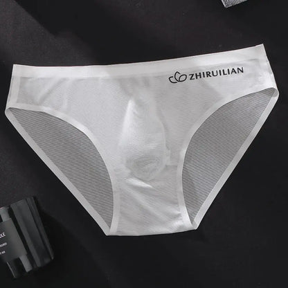 Slip homme ice silk — Taille basse ultra-fin sans coutures