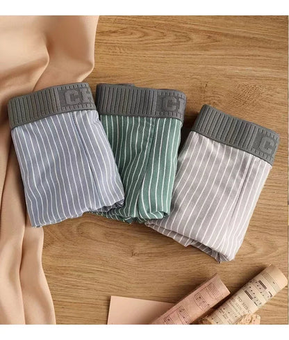 Boxer Coton Rayé U-Convex Plus Size - L à 6XL - Nos Petits KIFF