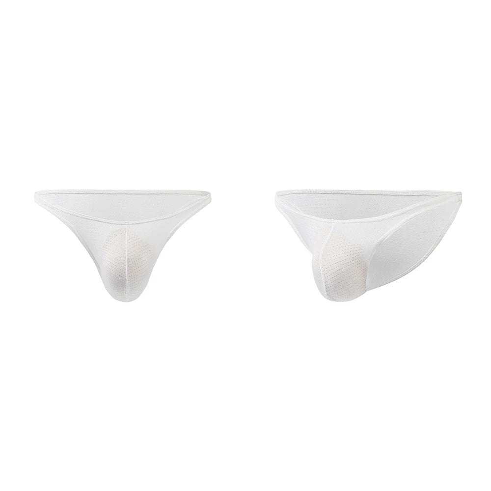 Bikini de bain homme G-string mesh nylon taille basse — M-XL