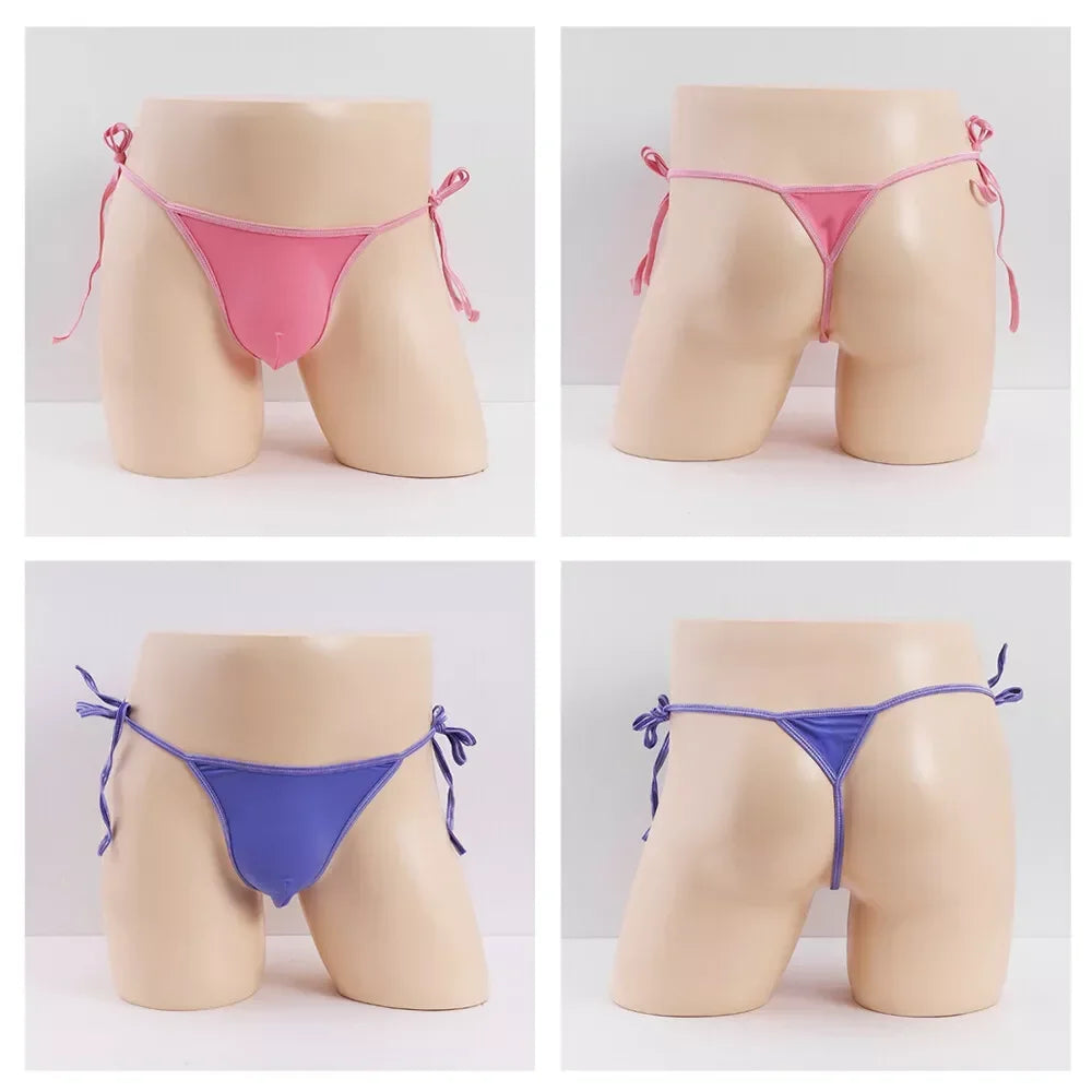 Tanga homme ice silk G-string — M-XL