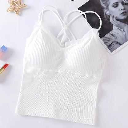 Tank Top Brassiere Camisole - Dos Ouvert Dentelle S-XL - Nos Petits KIFF