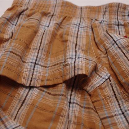 Boxer Coton Carreaux U-Convex - Ample & Respirant M-XL - Nos Petits KIFF