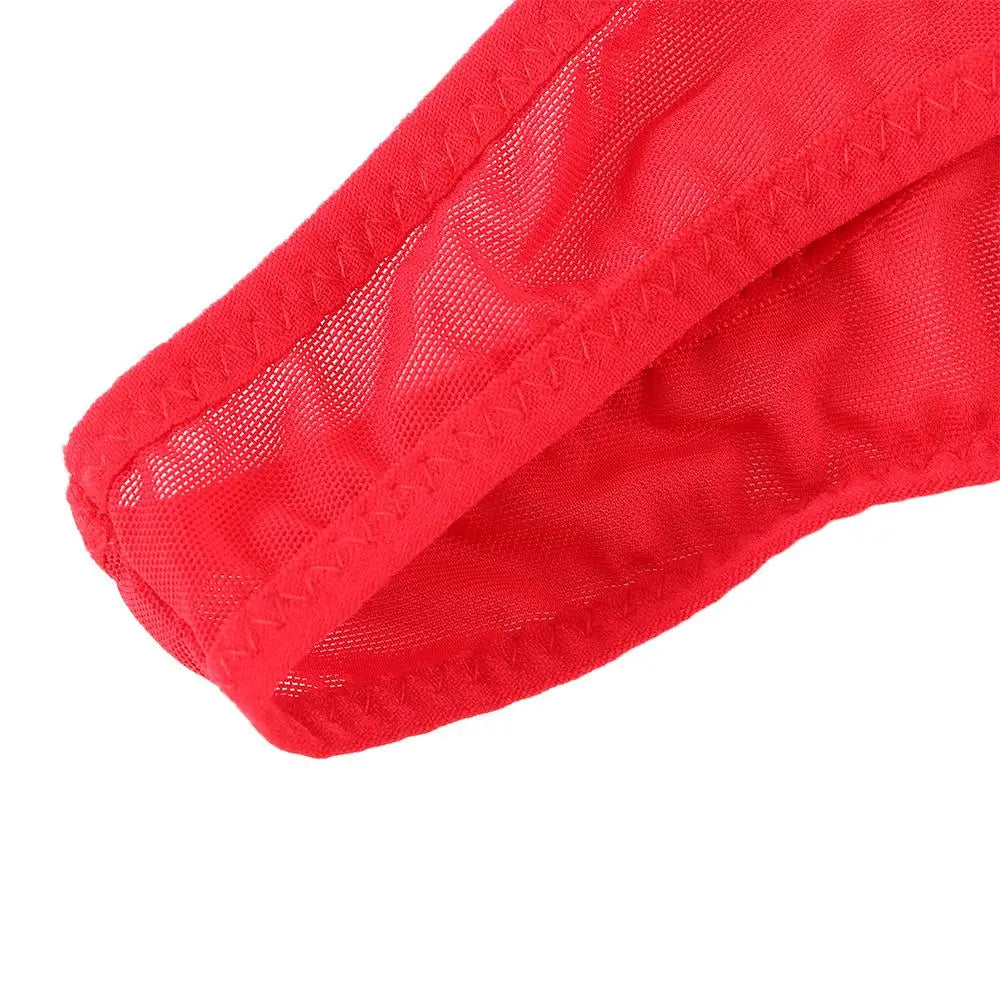 Thong homme résille transparent ultra-fin — Taille basse taille unique