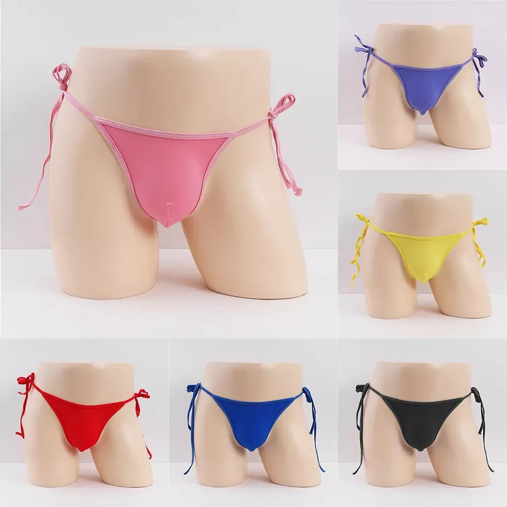 Tanga homme ice silk G-string — M-XL