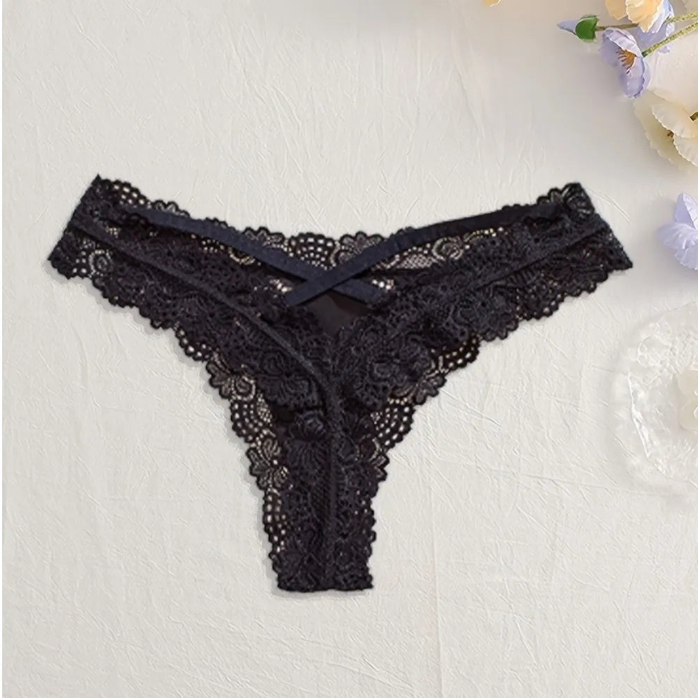 Culotte Seamless Taille Basse - Dentelle Ajournée - Nos Petits KIFF