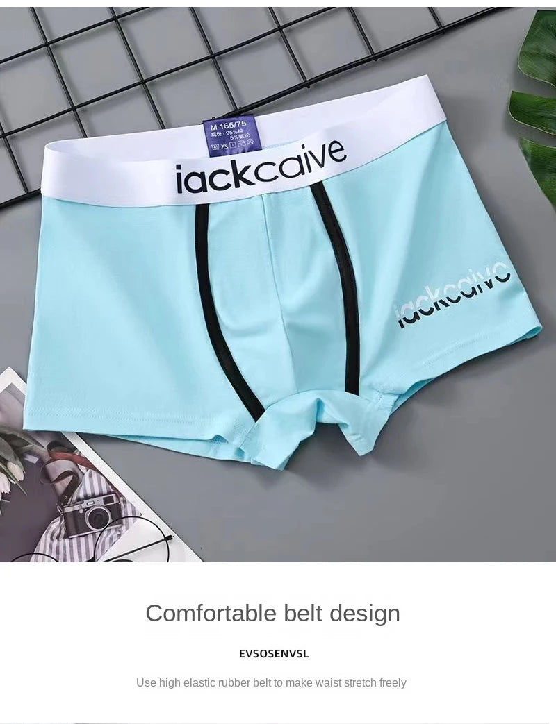 1 Pcs Underwear Men's Boxer Shorts Sexy Panties Cotton Boxers Man Underpants Male Shorts Homme U Convex Lingerie Wholesale Lots