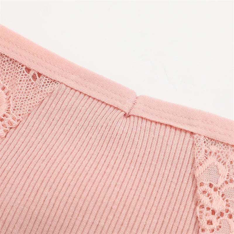 Culotte G-String Coton Dentelle - Taille Basse S-XL - Nos Petits KIFF