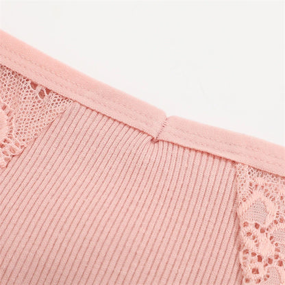 Culotte G-String Coton Dentelle - Taille Basse S-XL - Nos Petits KIFF