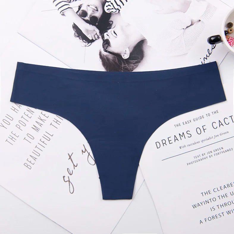 Tanga femme volants invisible — G-string sans coutures sexy lingerie