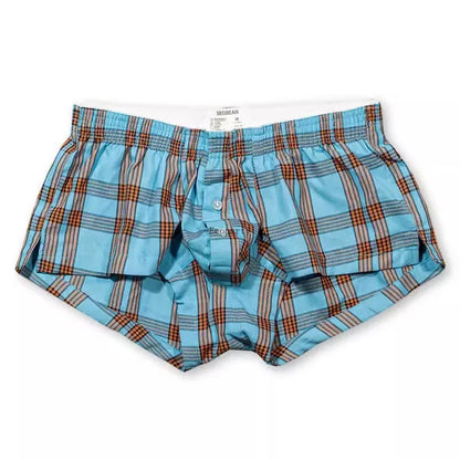 Boxer Coton Carreaux U-Convex - Ample & Respirant M-XL - Nos Petits KIFF
