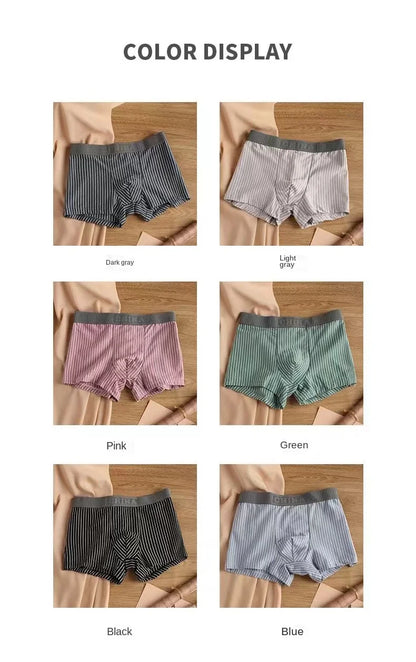 Boxer Coton Rayé U-Convex Plus Size - L à 6XL - Nos Petits KIFF