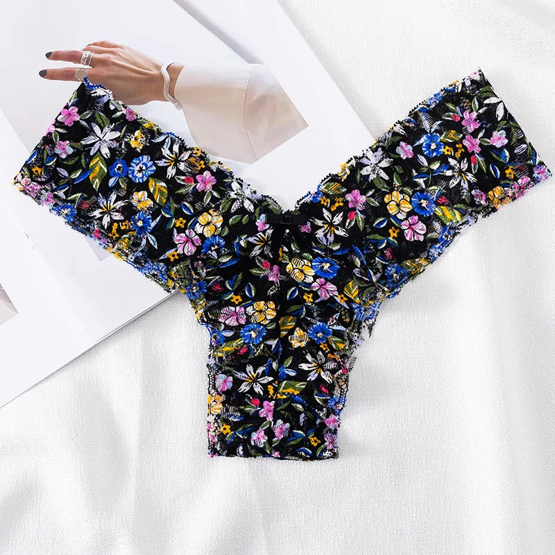 Tanga femme volants — G-string sans coutures invisible taille basse