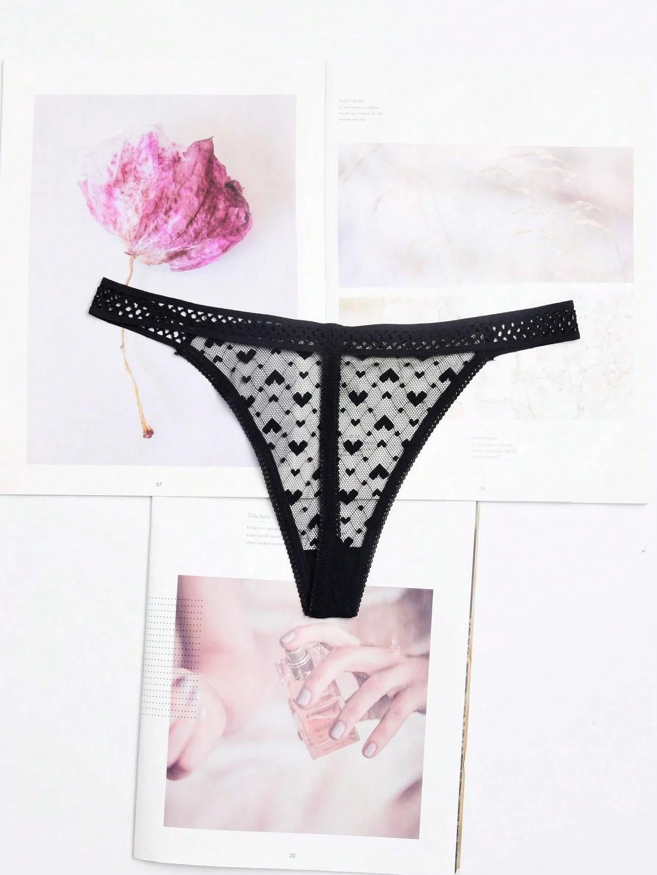 Tanga femme volants — G-string sans coutures taille basse sexy