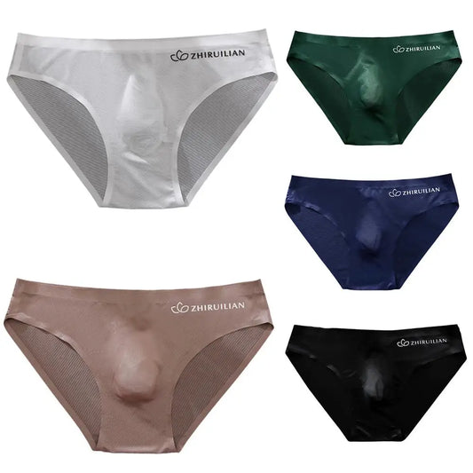 Slip homme ice silk — Taille basse ultra-fin sans coutures