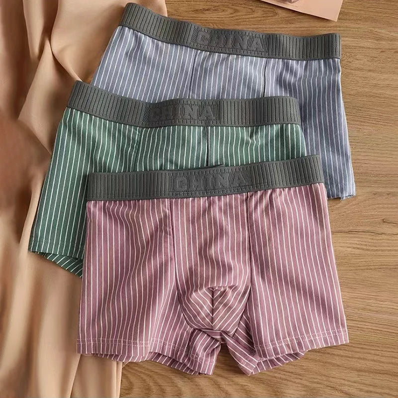 Boxer Coton Rayé U-Convex Plus Size - L à 6XL - Nos Petits KIFF