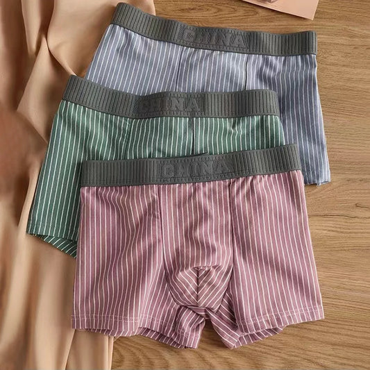 Boxer Coton Rayé U-Convex Plus Size - L à 6XL - Nos Petits KIFF