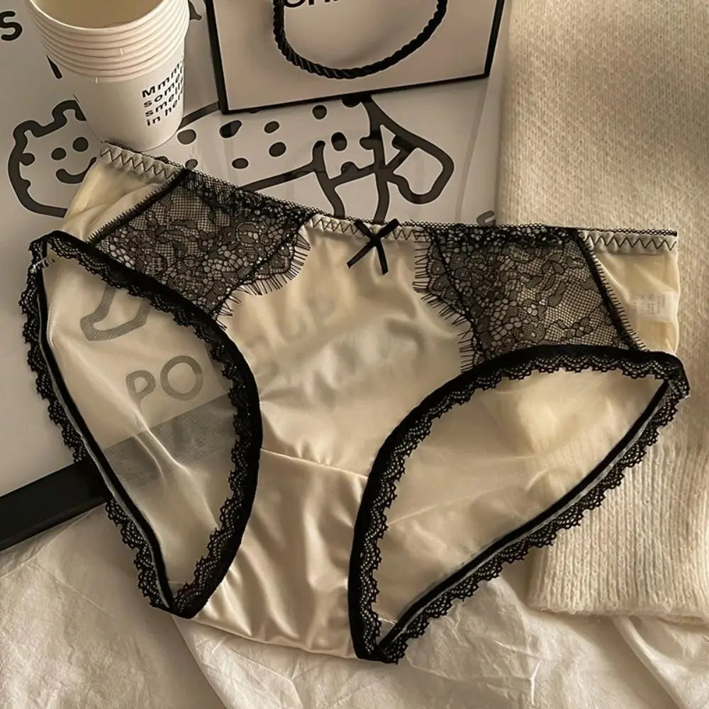 Culotte Femme Dentelle Sexy Sans Coutures - Entrejambe Coton - Nos Petits KIFF