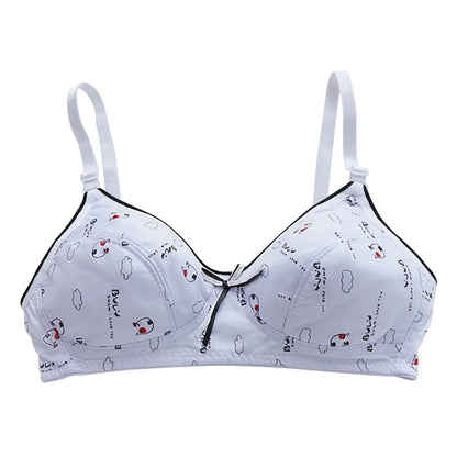Soutien-gorge sport femme sans armature — 2 rangées de boutons couleur unie