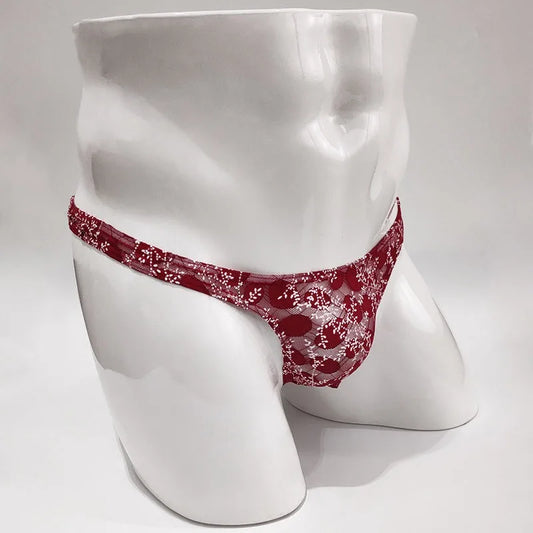 G-String Dentelle Jockstrap Homme - Mesh Taille Basse M-XXL - Nos Petits KIFF
