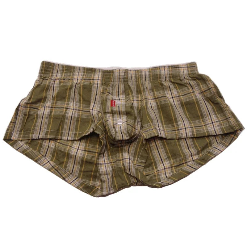 Boxer Coton Carreaux U-Convex - Ample & Respirant M-XL - Nos Petits KIFF