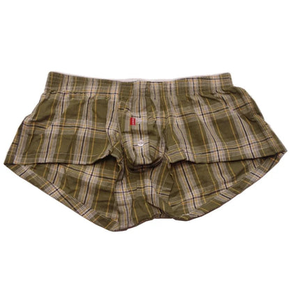 Boxer Coton Carreaux U-Convex - Ample & Respirant M-XL - Nos Petits KIFF