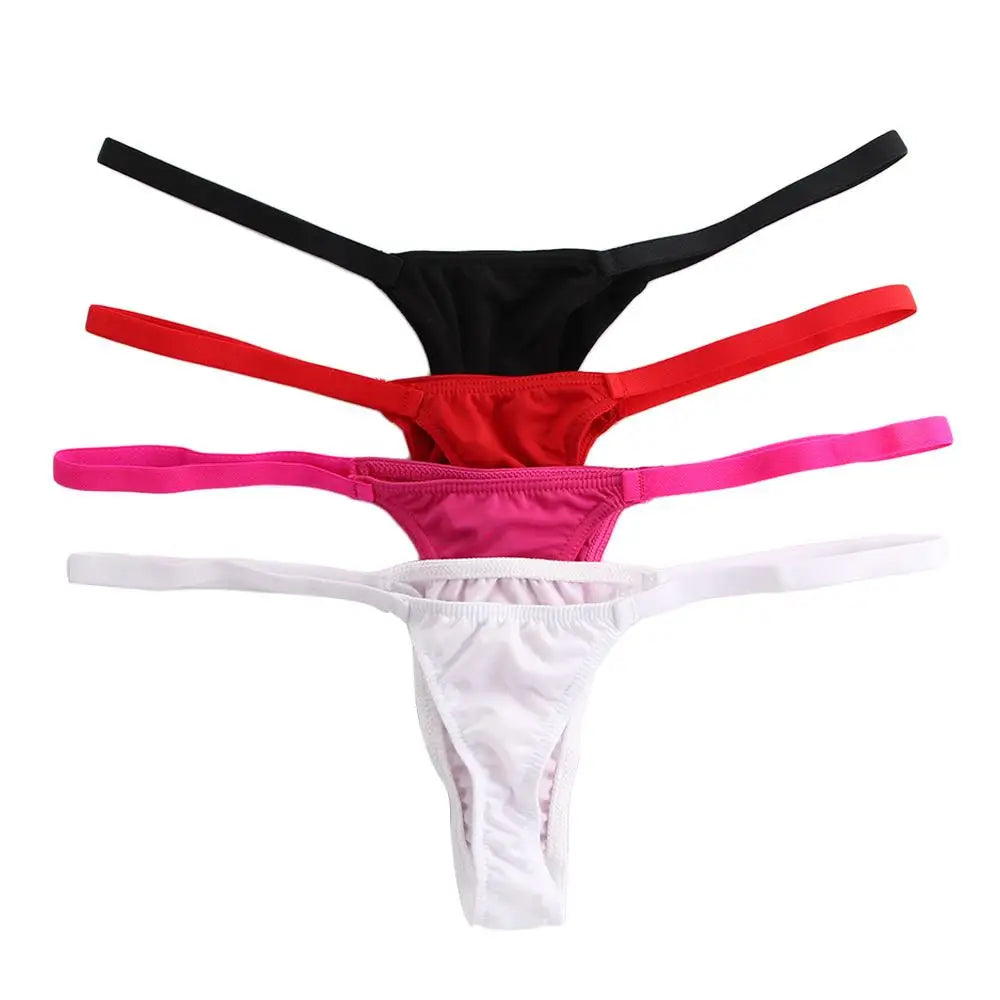 Tanga soie de lait — Coton taille basse stretch