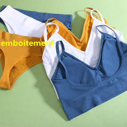 Ensemble Brassiere & Culotte Sport Seamless - 2 Pièces M-L - Nos Petits KIFF