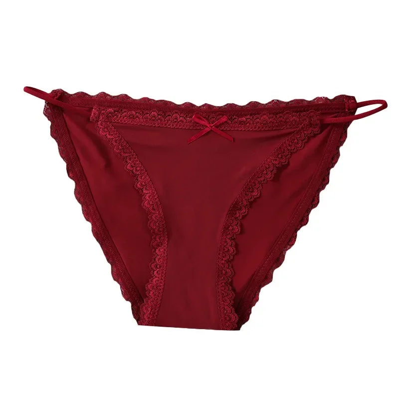 Culotte femme sans coutures — Nylon taille basse respirante confortable couleur unie
