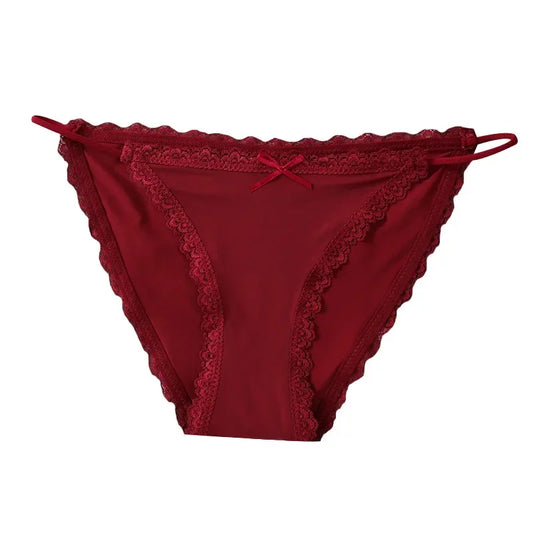Culotte femme sans coutures — Nylon taille basse respirante confortable couleur unie
