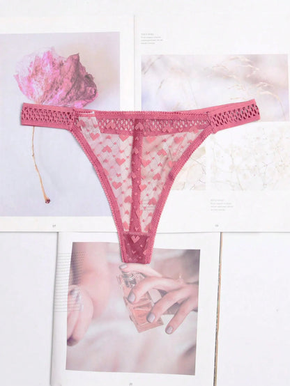 Tanga femme volants — G-string sans coutures taille basse sexy