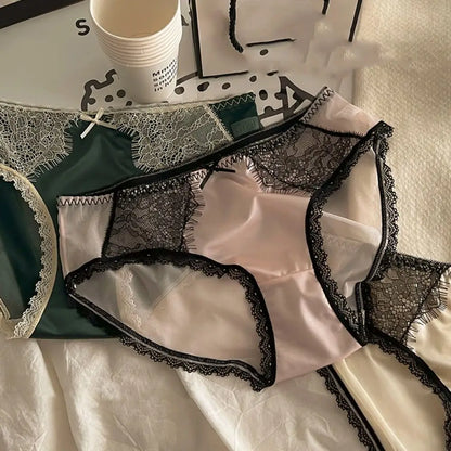 Culotte Femme Dentelle Sexy Sans Coutures - Entrejambe Coton - Nos Petits KIFF