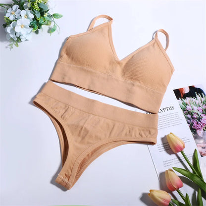 Ensemble Brassiere & Culotte Sport Seamless - 2 Pièces M-L - Nos Petits KIFF