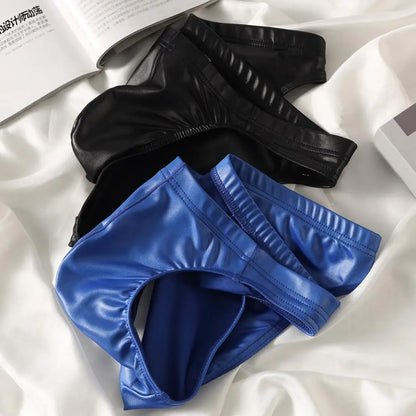 Slip Homme Glossy Soyeux - Ceinture Élastique Haute M-XXL - Nos Petits KIFF