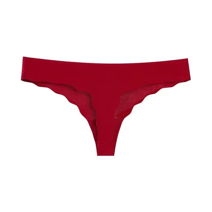 Tanga ice silk seamless V-waist — S-XL