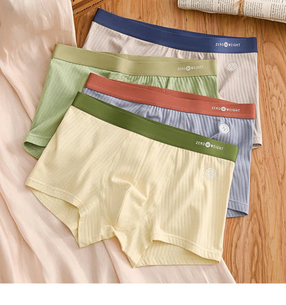 1 Pcs Underwear Men's Boxer Shorts Sexy Panties Cotton Boxers Man Underpants Male Shorts Homme U Convex Lingerie Free Shipping