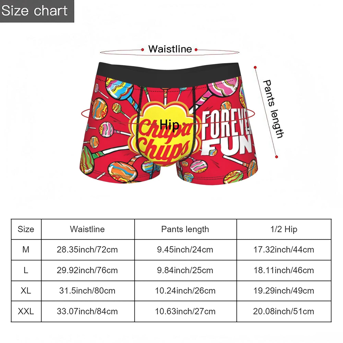Boxer homme fun Chupa Chups - Humour & Style - Nos Petits KIFF