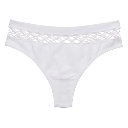 Women's Lingerie Sexy G-string Thongs Cotton Women's Panties Hollow Out Briefs Plus Size S-XXL Underwear Thongs