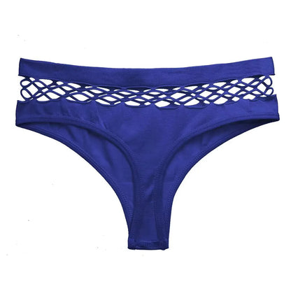 Women's Lingerie Sexy G-string Thongs Cotton Women's Panties Hollow Out Briefs Plus Size S-XXL Underwear Thongs
