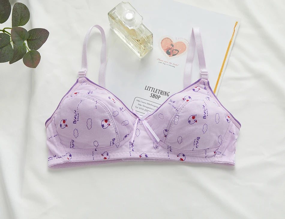 Soutien-gorge sport femme sans armature — 2 rangées de boutons couleur unie