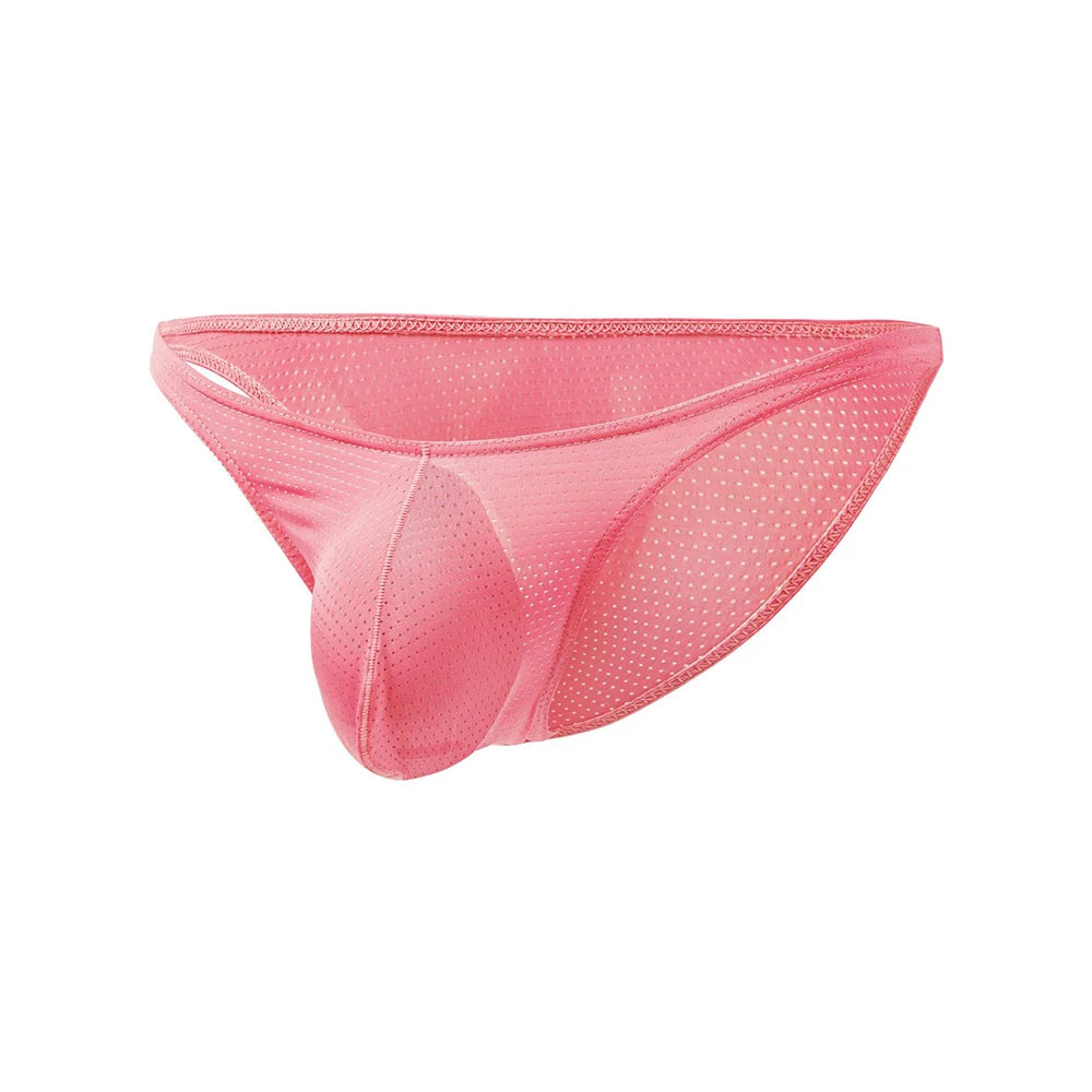 Bikini de bain homme G-string mesh nylon taille basse — M-XL