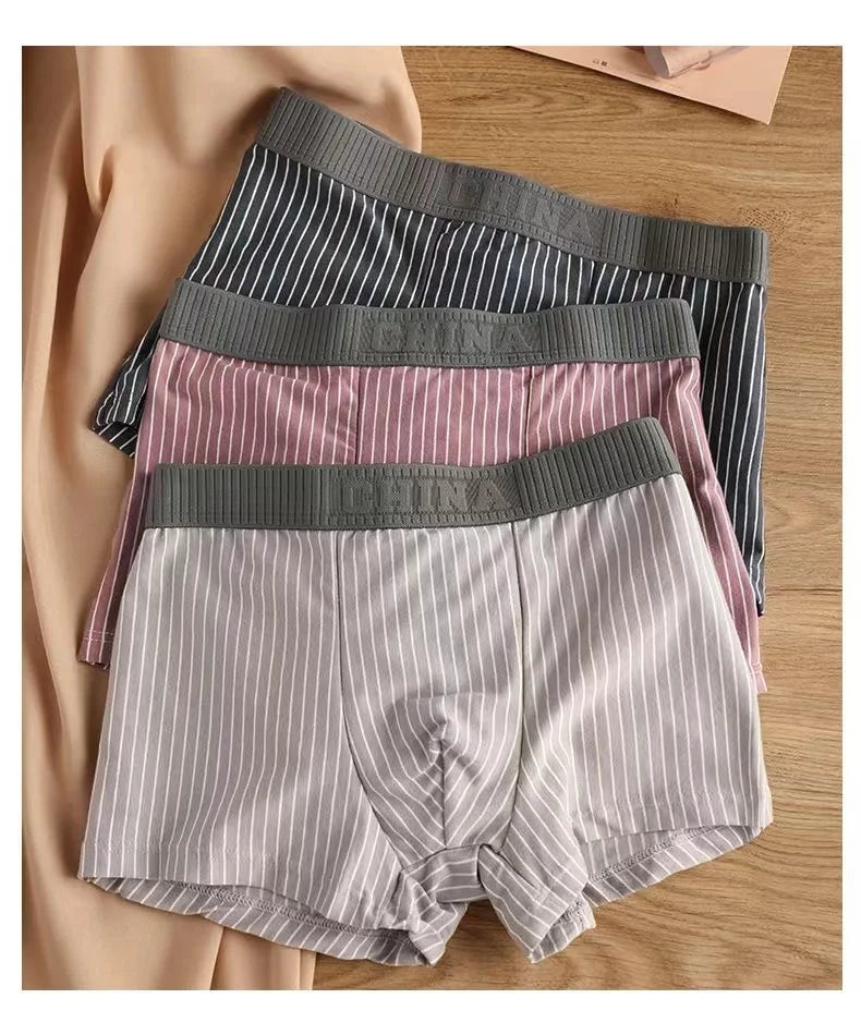 Boxer Coton Rayé U-Convex Plus Size - L à 6XL - Nos Petits KIFF