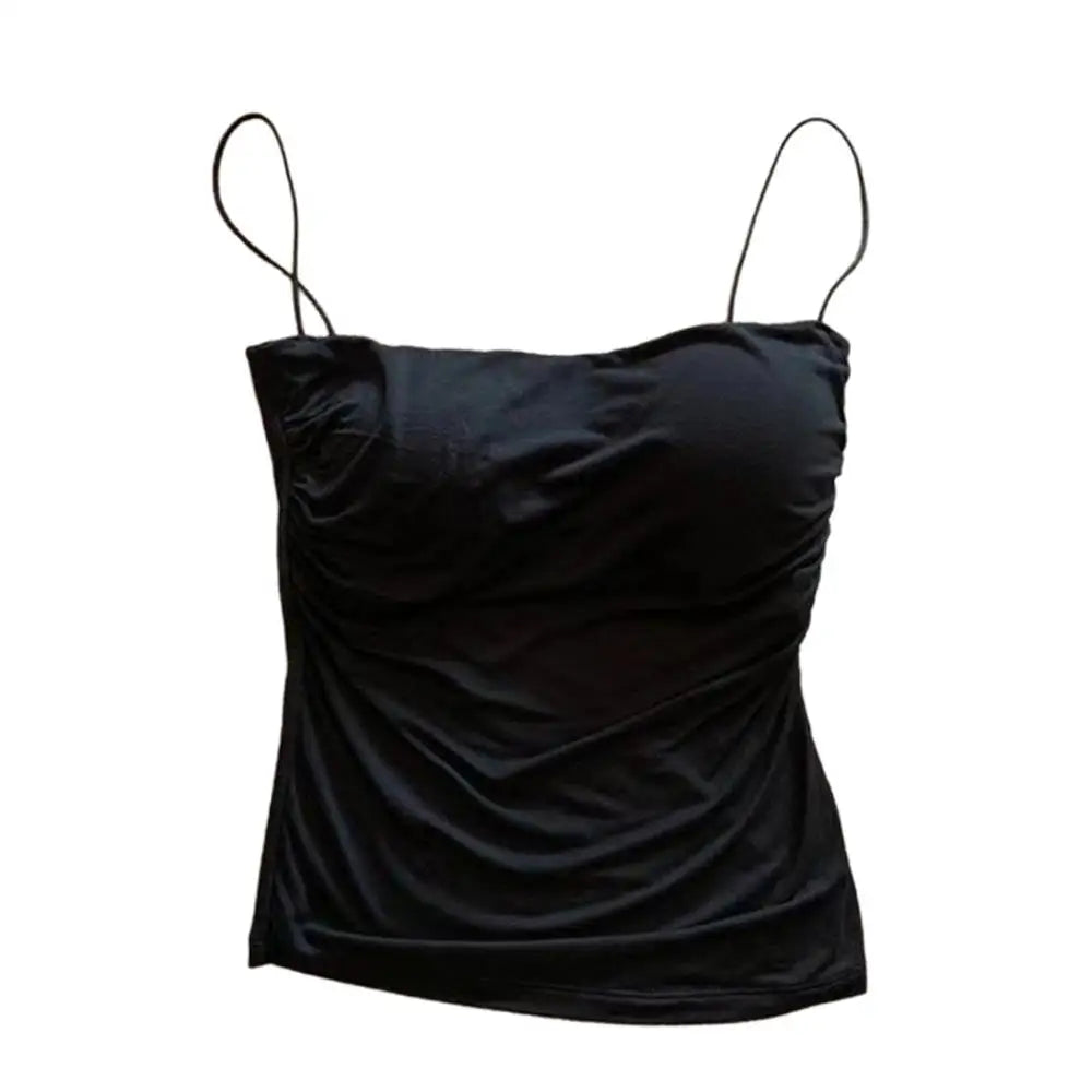 Brassière camisole sans coutures avec coussinet