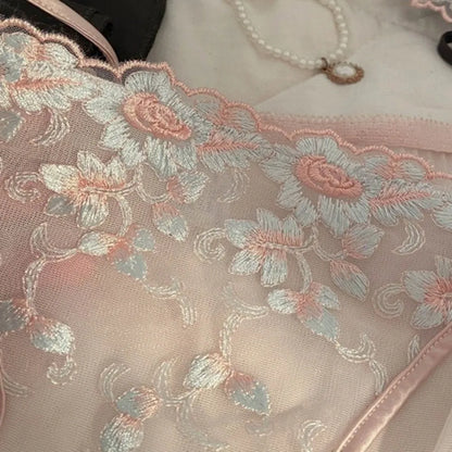 Culotte Florale Transparente Taille Basse - Taille Unique - Nos Petits KIFF