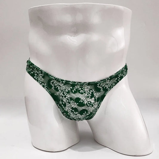 G-String Dentelle Jockstrap Homme - Mesh Taille Basse M-XXL - Nos Petits KIFF