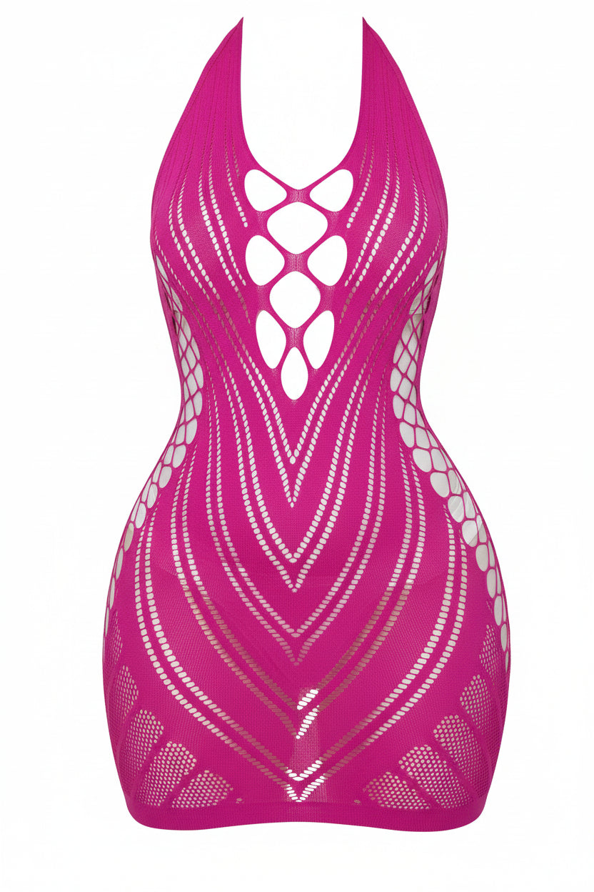 Robe lingerie femme — Transparente & moulante sans bretelles