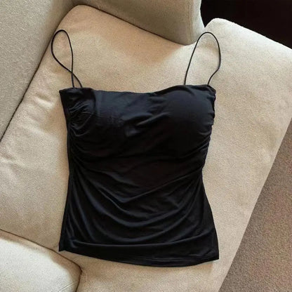Brassière camisole sans coutures avec coussinet