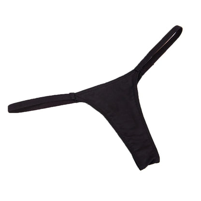 Tanga soie de lait — Coton taille basse stretch