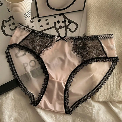 Culotte Femme Dentelle Sexy Sans Coutures - Entrejambe Coton - Nos Petits KIFF