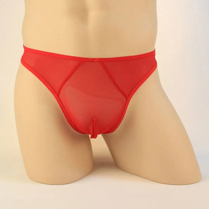 Thong homme résille transparent ultra-fin — Taille basse taille unique